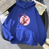 Red Sakura Branch Moon Unisex Hoodie
