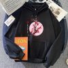 Red Sakura Branch Moon Unisex Hoodie