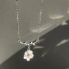 Romantic Sakura Cherry Blossoms Flower Necklace