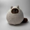 Round Chubby Cat Angel Plush
