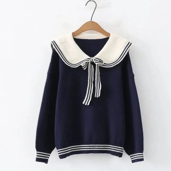 Sailor Moon Inspired Collar Long Sleeve Cardigan
