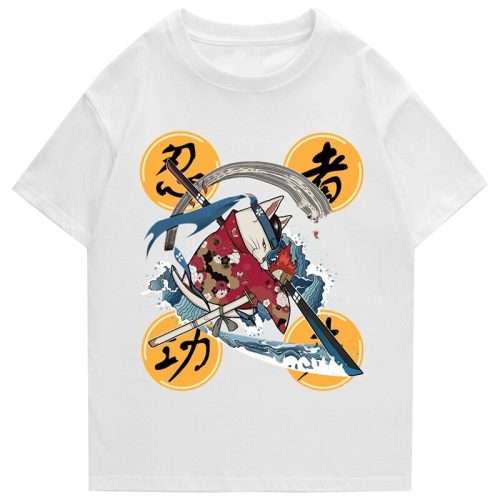 Samurai Cat Water Breathing Form Unisex Tee