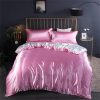 Shades of Pink Mulberry Silk Bedding Set