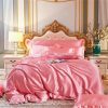 Shades of Pink Mulberry Silk Bedding Set