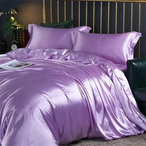 Shades of Purple Mulberry Silk Bedding Set