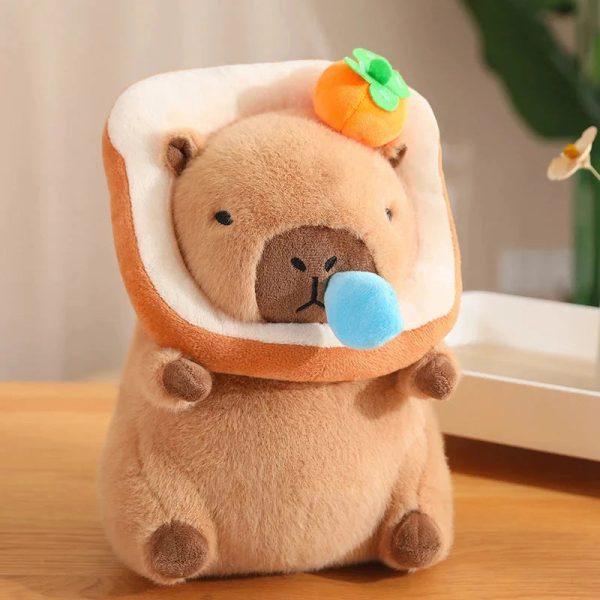 Silly Capybara Toast Turtle Snotty Plushie Family