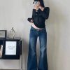 Skyline Low Rise Flare Women's Blue Jeans