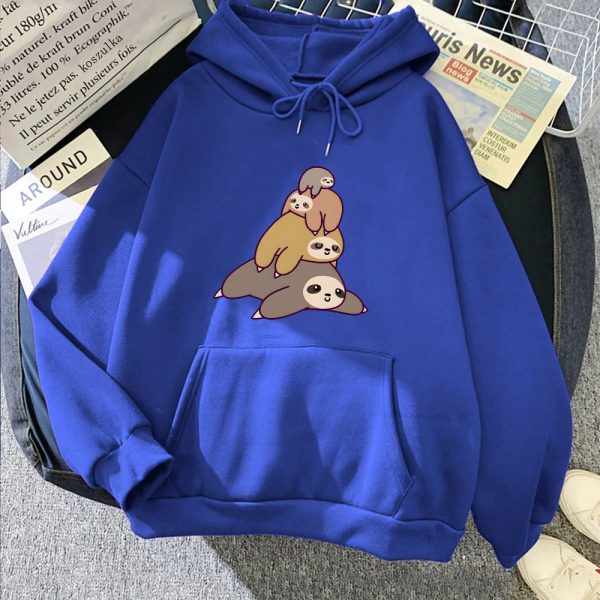 Sleepy Sloth Family Unisex Hoodie
