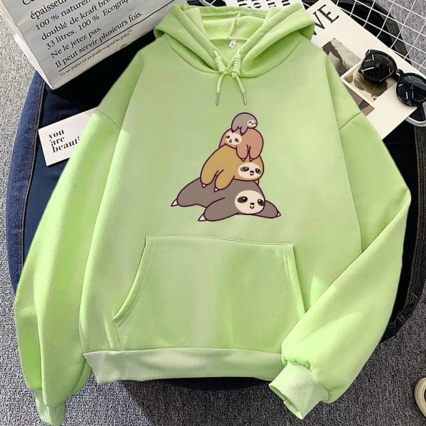 Sleepy Sloth Family Unisex Hoodie