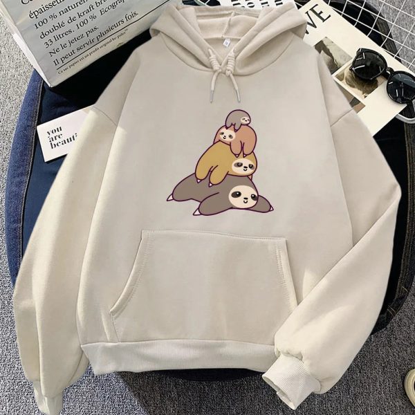 Sleepy Sloth Family Unisex Hoodie