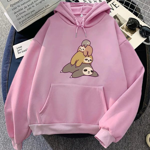 Sleepy Sloth Family Unisex Hoodie