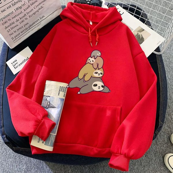 Sleepy Sloth Family Unisex Hoodie