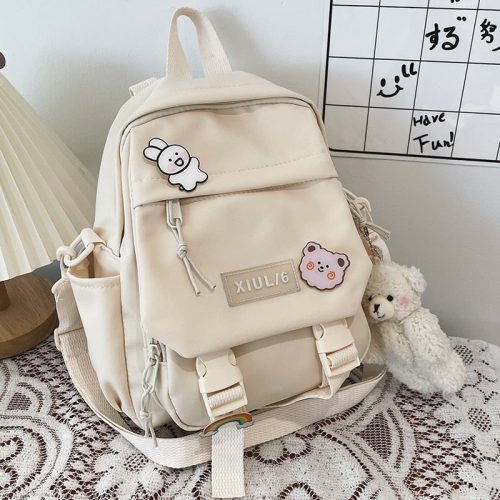 Small Cute Bear Friend Backpack & Sidebag