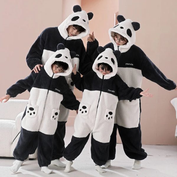 Soft Bear Family Fluffy Pyjama 1-Piece Set