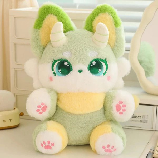Fluffy Dreamy Horned Fox Plushies
