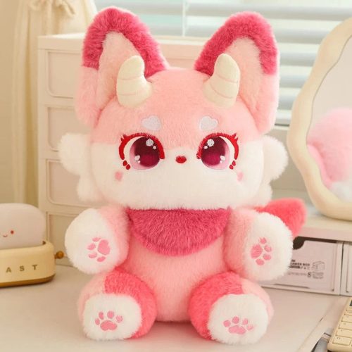 Fluffy Dreamy Horned Fox Plushies