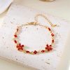 Spring Sakura Flower Zircon Bracelet Spring Sakura Flower Zircon Bracelet
