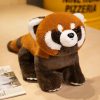 Standing Life-like Fluffy Red Panda Plush Standing Life-like Fluffy Red Panda Plush