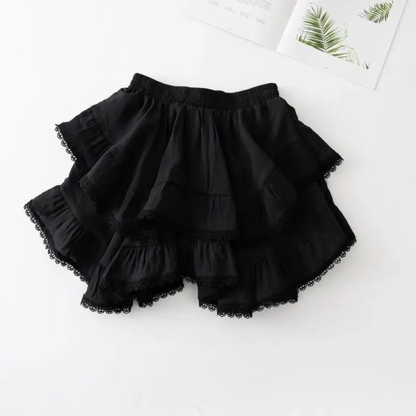 Summer Irregular Ruffle Mini Skirt