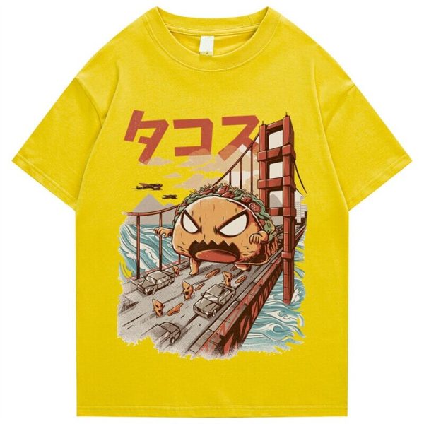 Taco Monster Bridge Attack Unisex Tee