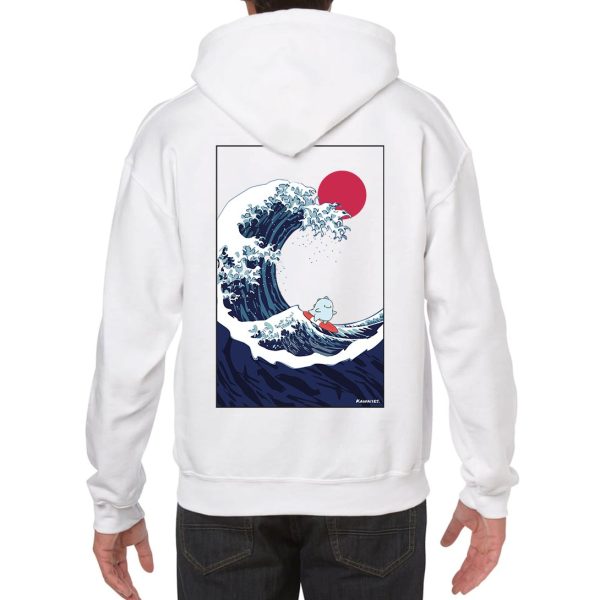 Tato Surfing The Great Wave Square Hoodie