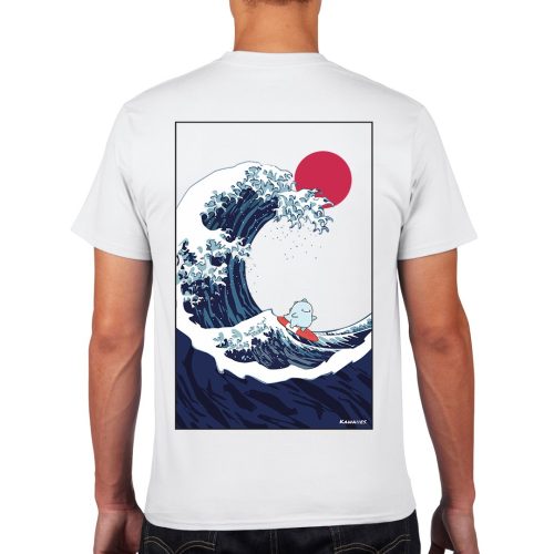 Tato Surfing The Great Wave Square Tee