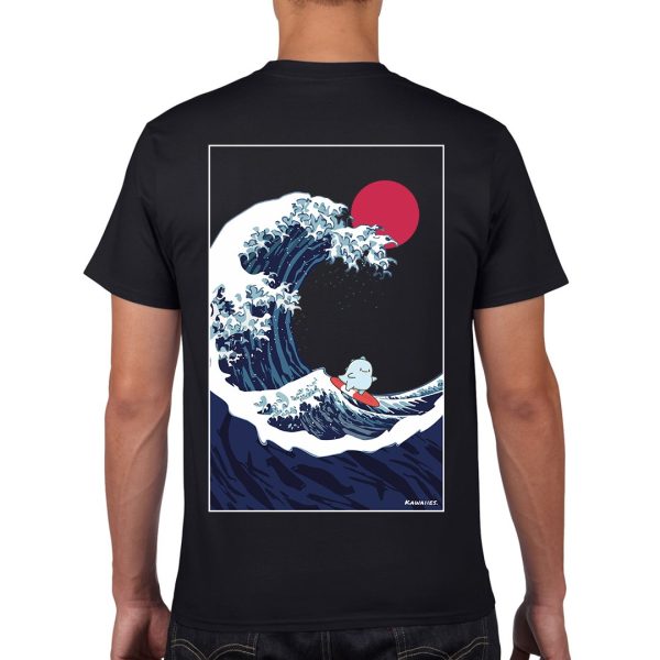 Tato Surfing The Great Wave Square Tee