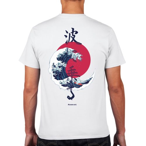 The Great Wave Blood Moon Sun Tato Tee