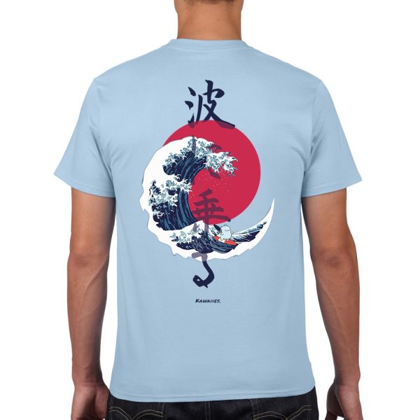 The Great Wave Blood Moon Sun Tato Tee
