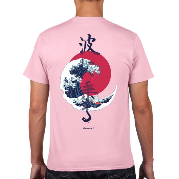 The Great Wave Blood Moon Sun Tato Tee
