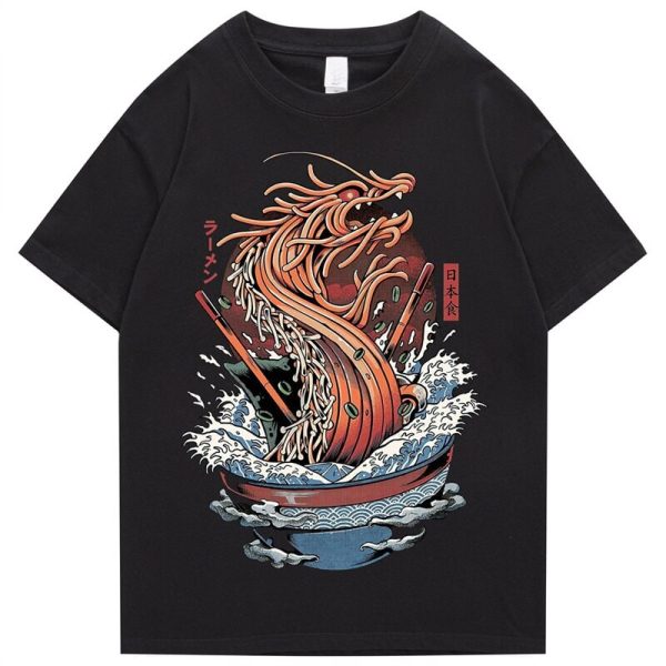 Tokyo Noodle Dragon Unisex Cotton Tee
