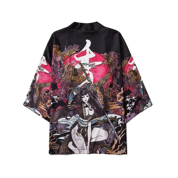 Traditional Japanese Samurai Kimono