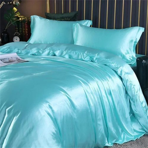 Turquoise Mulberry Silk Bedding Set