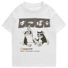 Two Cats Drinking at Japanese Bar Unisex Tee