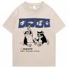 Two Cats Drinking at Japanese Bar Unisex Tee