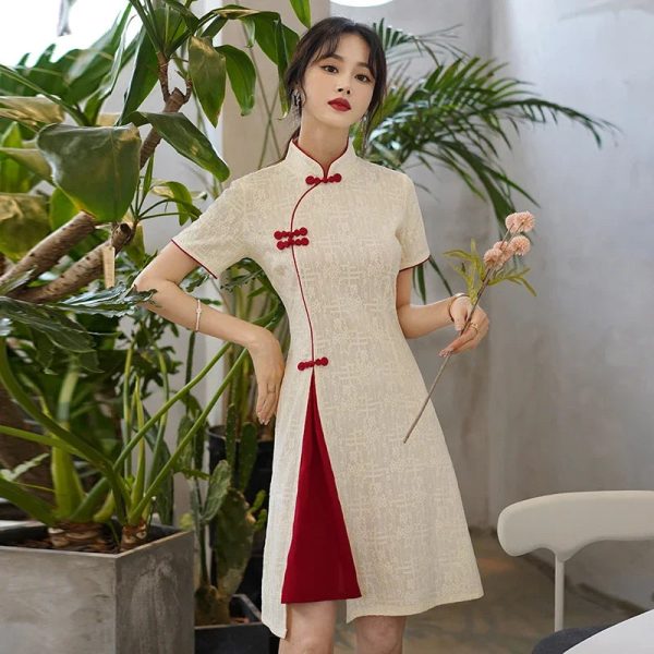 Vintage Chinese Traditional Qipao Cheongsam Dress