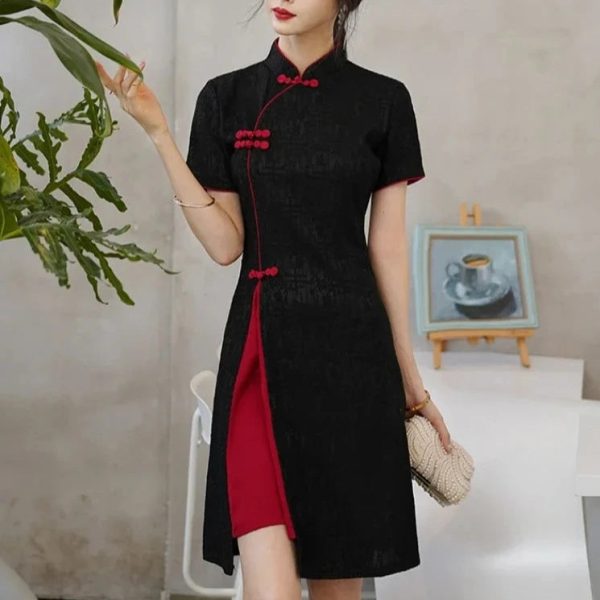 Vintage Chinese Traditional Qipao Cheongsam Dress