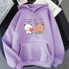 Watermelon Bears Part-Cotton Hoodie