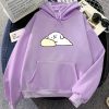 White Mochi Luckie the Dog Unisex Hoodie