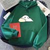 White Mochi Luckie the Dog Unisex Hoodie