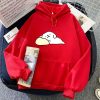 White Mochi Luckie the Dog Unisex Hoodie