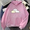 White Mochi Luckie the Dog Unisex Hoodie